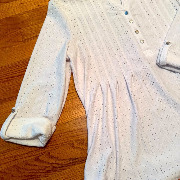 Kim Rogers Pleated Top - Picture 2 of 3